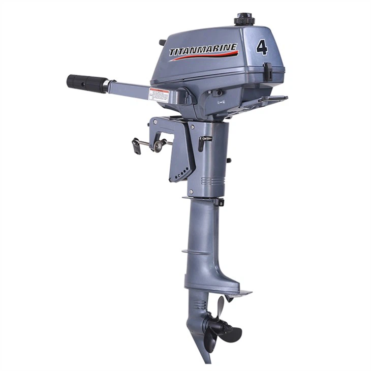 2-тактов извънбордов двигател за лодка с 4 к.с